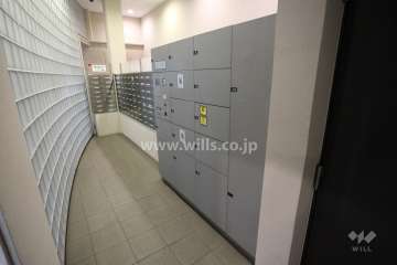 共用ポストと宅配ボックス