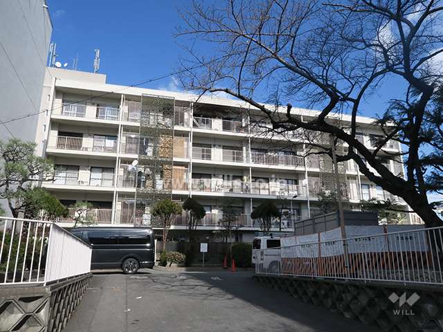 摂津マンションB棟の外観（南側から）