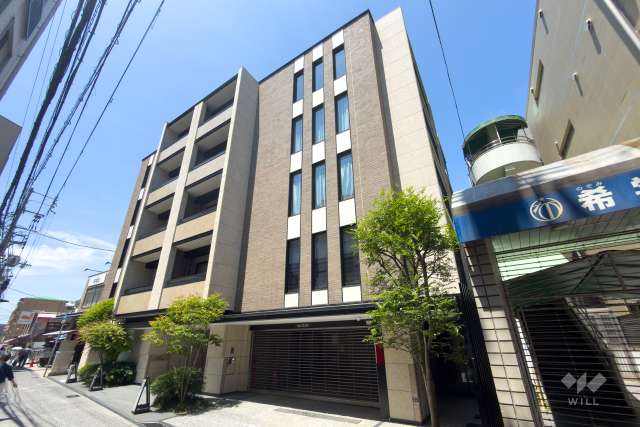 ジオグランデ岡本一丁目の外観（南東側から）