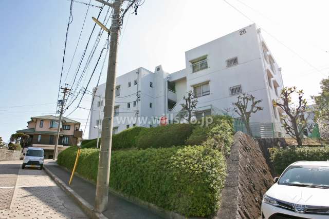 有松グリーンハイツ25号棟の外観(北西側から)