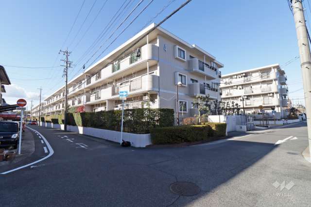 シティコーポ滝の水4号館の外観（南東側から）