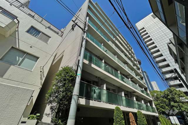 ファミールグランスイートザ赤坂の外観（南東側から）