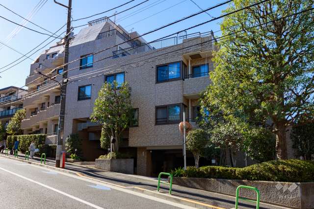 白金三光坂ハウスの外観（北東側から）