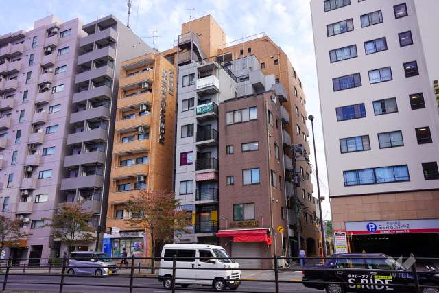 コーヅ白金台の外観（北西側から）