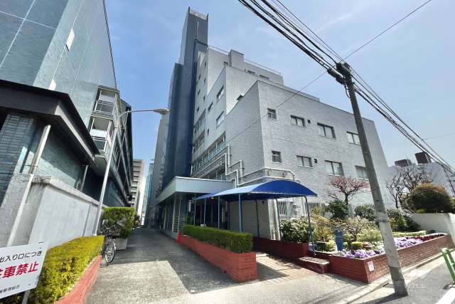 コーポ高輪の外観写真（北西側から）