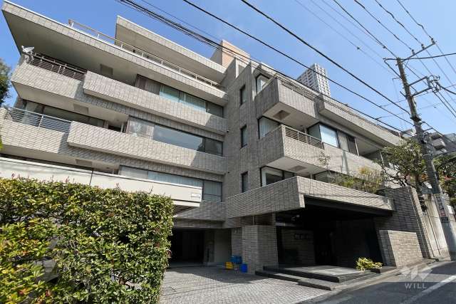 マスターズホーム白金の外観（南西側から）