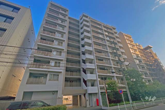 サンフル芝浦キャナルオーパスの外観（南東側から）