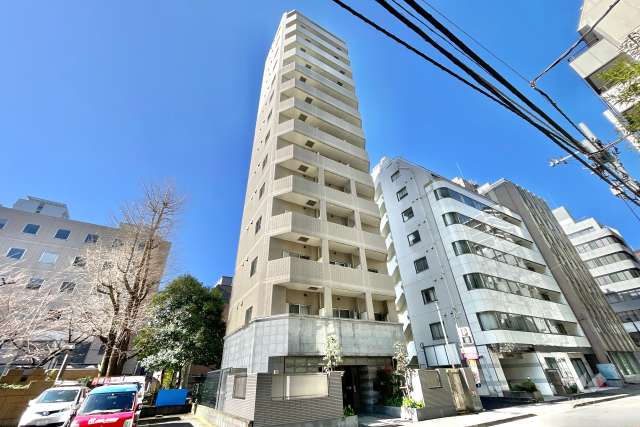 パレステュディオ汐留ウエストの外観（北東側から）　