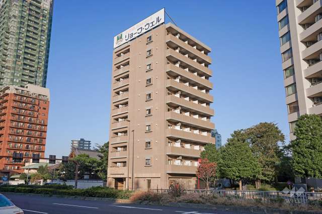 パークウェル高輪の外観（南西側から）