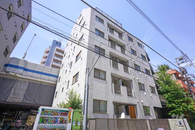 エスコートノヴェル白金高輪の外観（南東側から）　