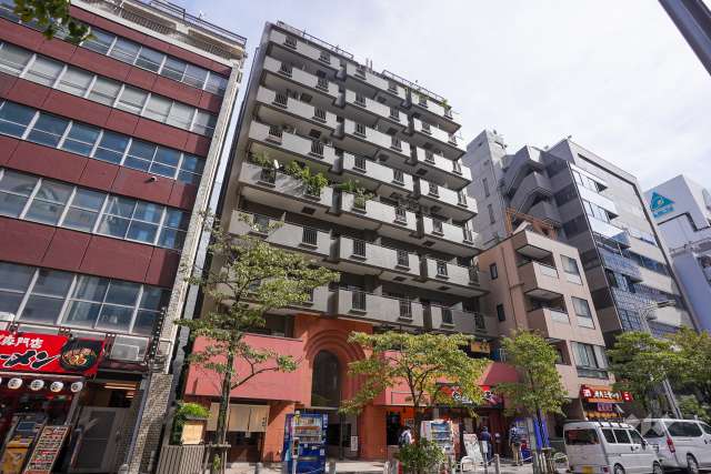 GSハイム芝大門の外観（北西側から）