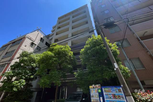 エルフラット田町の外観（北西側から）