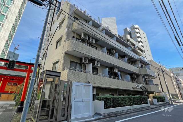 サンコート芝公園の外観（北西側から）