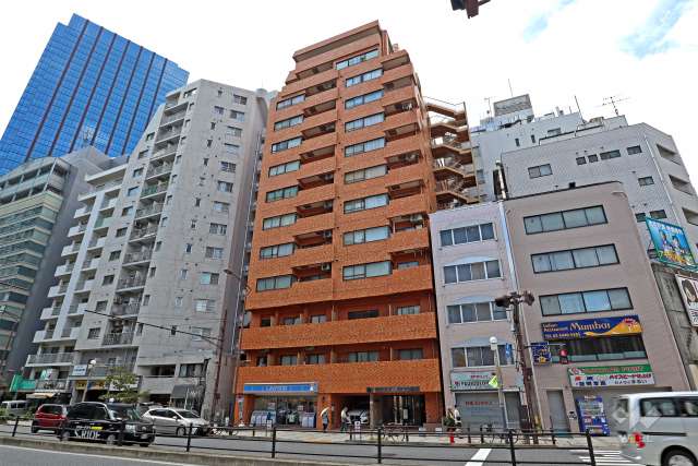 トーア三田ガーデンの外観(北東側から)