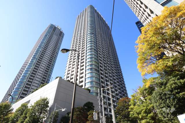 東京ツインパークスレフトウイング外観(北西側から)