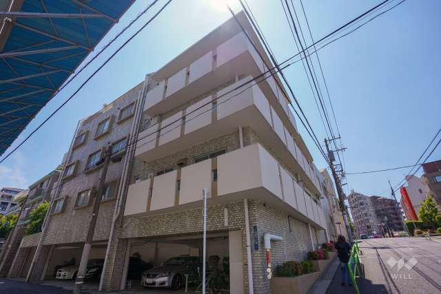 ハイネス南麻布の外観（北東側から）