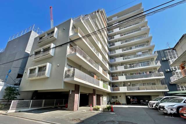 南麻布マンションの外観（南西側から）