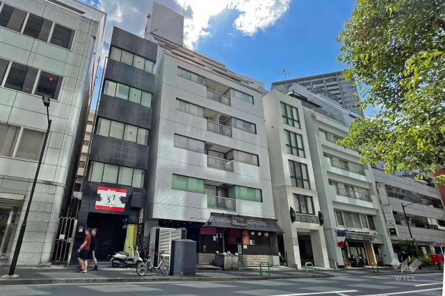 赤坂フローラビルの外観（南東側から）