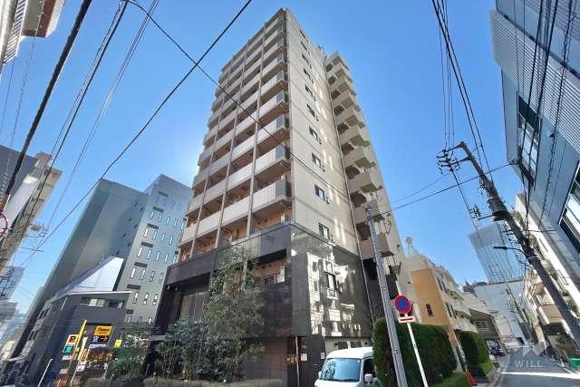 コンシェリア三田の外観（北西側から）