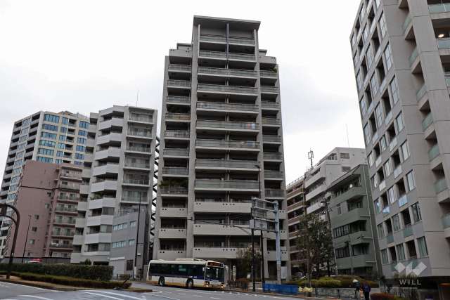 グレイスコート代々木公園の外観(南東側から）