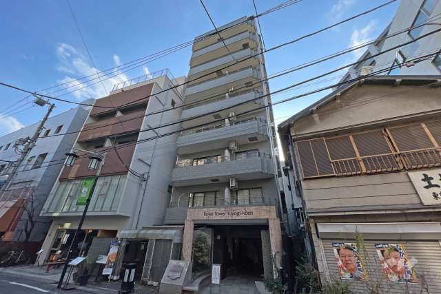 ロイヤルタワー代々木公園の外観（北東側から）