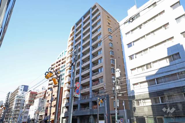 ルモンド恵比寿の外観（南東側から）