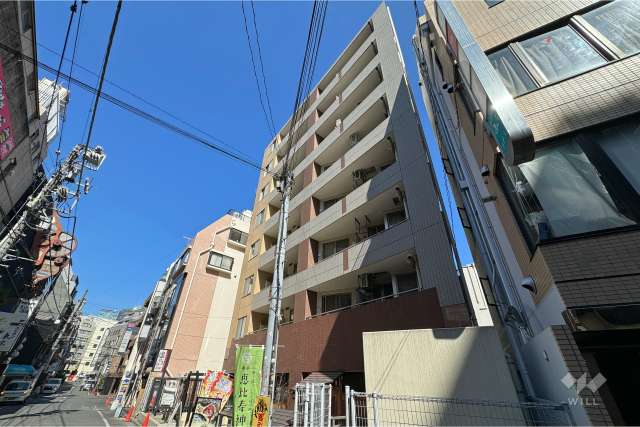 クオリア恵比寿ウエストの外観（南東側から）