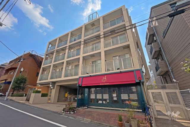 クオリア恵比寿サウスの外観（北西側から）