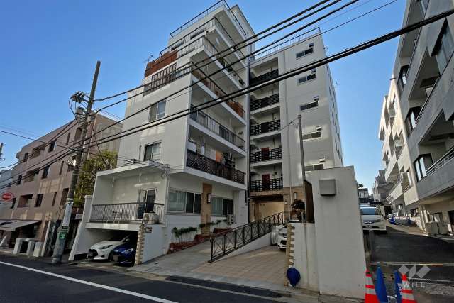 代官山ハイツ（恵比寿西）の外観（西側から）