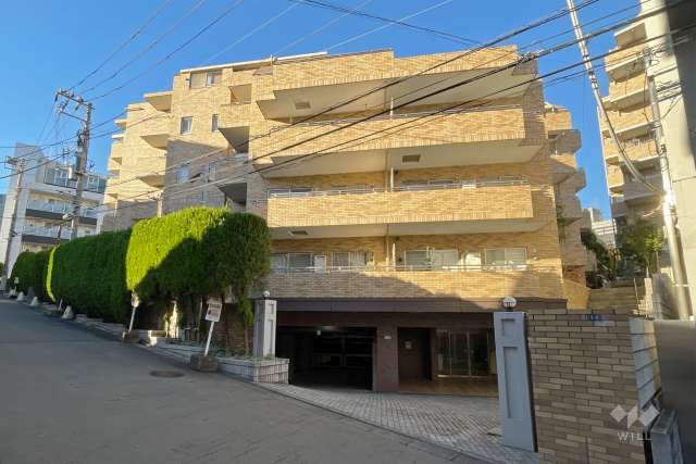 サンクタス広尾常磐松イーストコートの外観（北東側から）