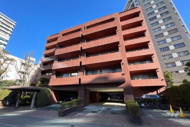 渋谷美竹ハイムの外観（南側から）