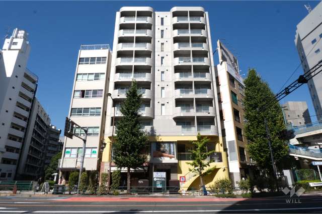 ジェイパーク恵比寿３アルティマの外観（南東側から）