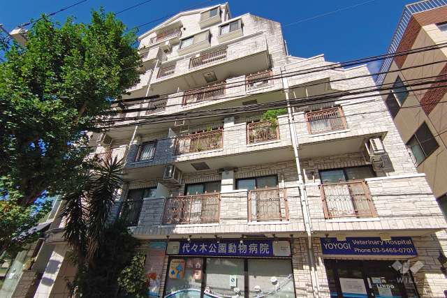 パークサイド白鳳代々木公園の外観（北東側から）