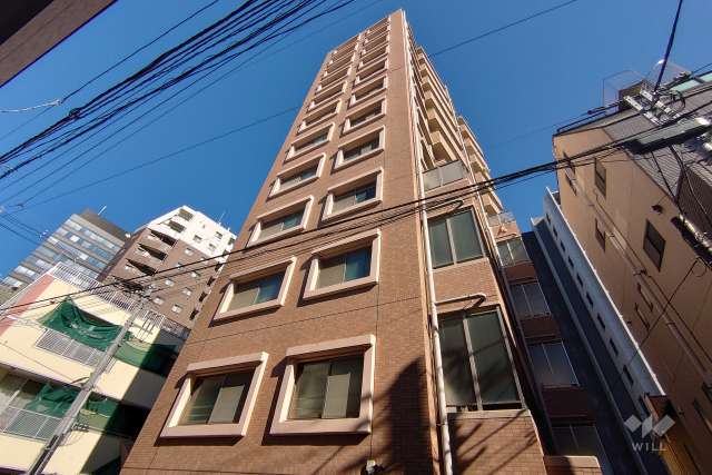 アイディーコート新宿西アルテの外観（北西側から）