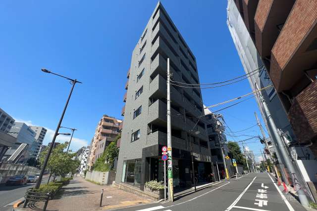 クレアシオン渋谷神山町の外観（南西側から）