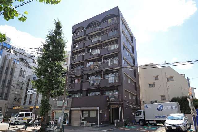 富士マンションの外観（北西側から）