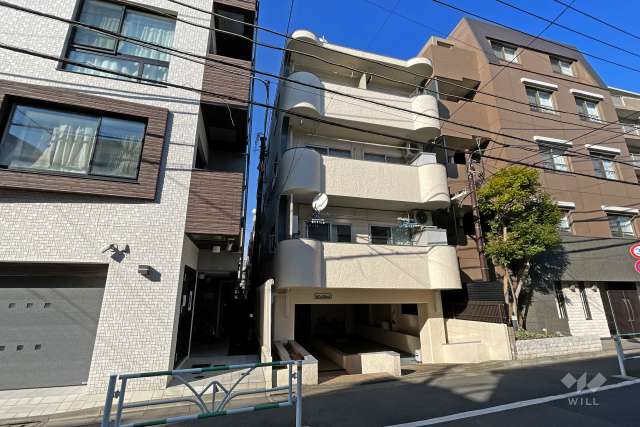 セザール第２恵比寿の外観（南西側から）