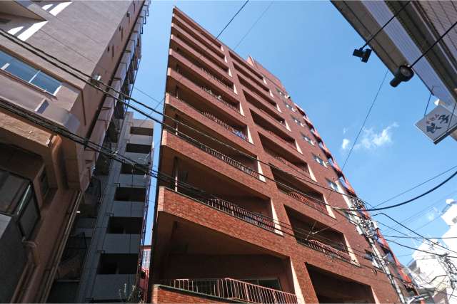 ハイライフ恵比寿の外観（南東側から）