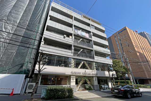 シャトレ恵比寿の外観（南西側から）