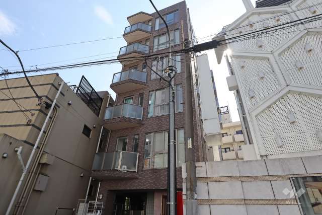 レガリアヒルズ渋谷道玄坂の外観(北東側から)