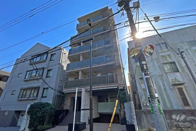 ザパームス渋谷常盤松の外観（北西側から）