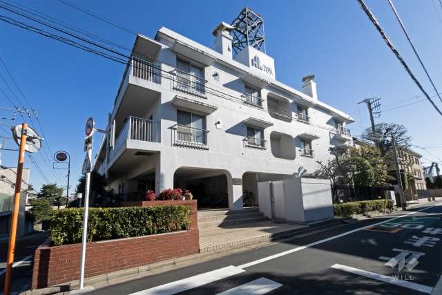 代々木大山パインクレストの外観（北西側から）