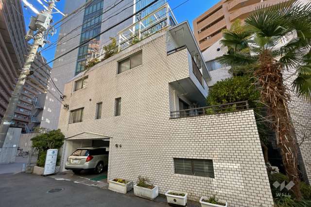 プチメゾン代々木の外観（南西側から）