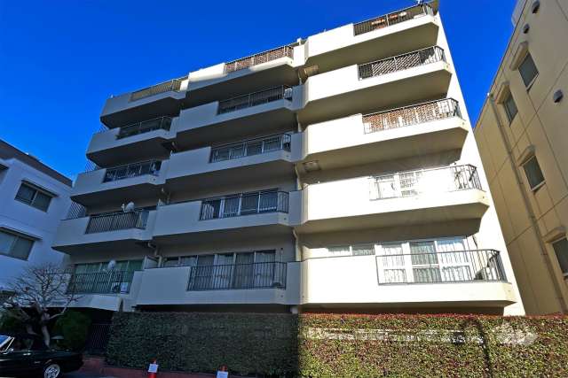 パシフィック松濤マンションの外観（南東側から）