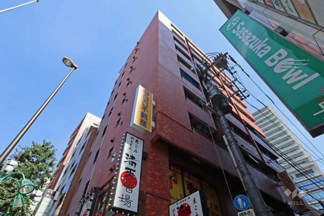 ルミエール笹塚の外観（北西側から）
