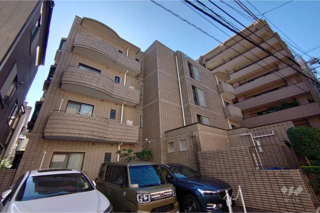 ユニーブル広尾の外観（北東側から）