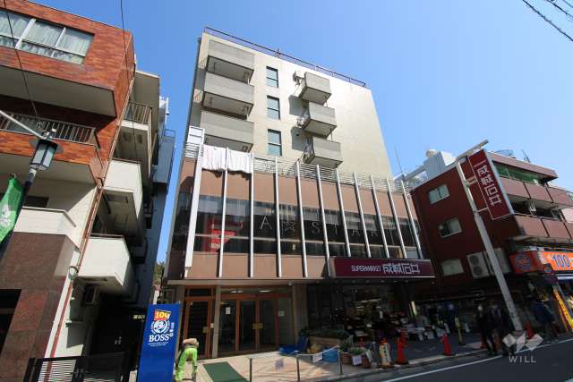 代々木コーポの外観（南西側から）