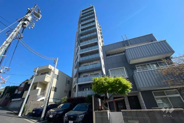 ガーラプレシャス代々木上原の外観（南東側から）