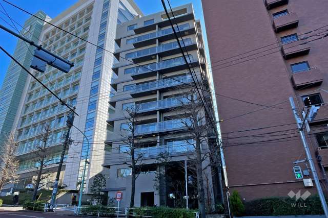 ユニーブル渋谷神南の外観（北側から）