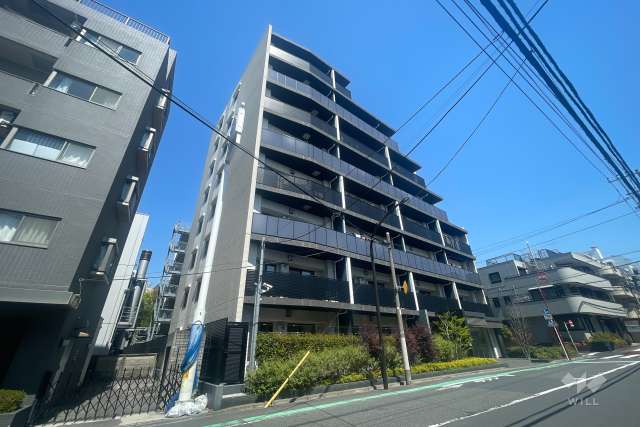 グローリオ笹塚の外観（南西側から）